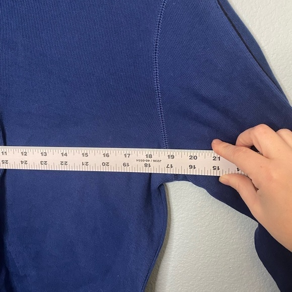 Hugo Boss Blue Button Up Pullover Top Men's Size M - Picture 5 of 6